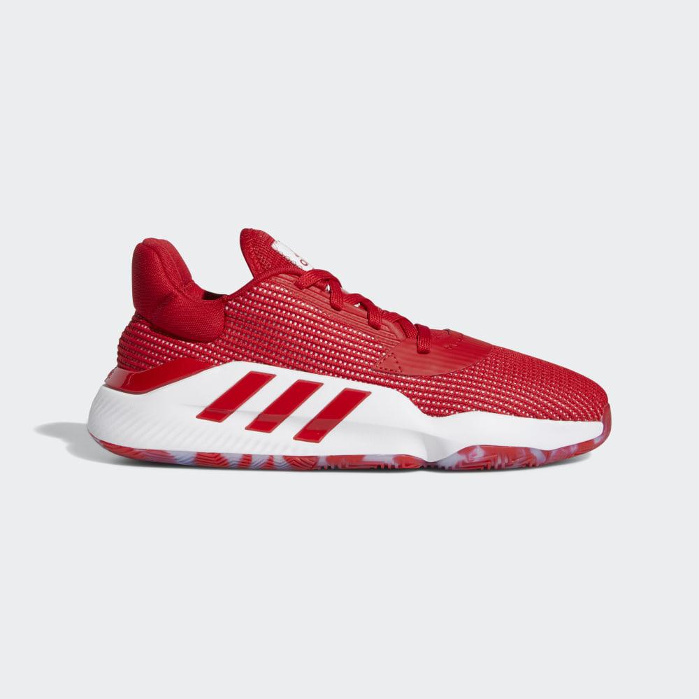 Adidasi Baschet Adidas Pro Bounce 2019 Josi Barbati Romania - Rosii Inchis/Albi EF9841